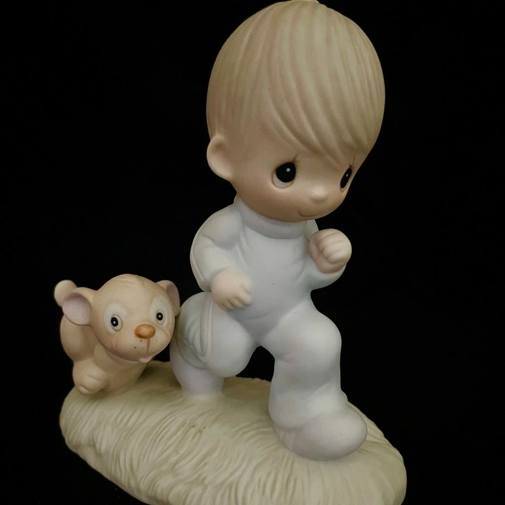 Precious Moments God Speed Porcelain Figurine